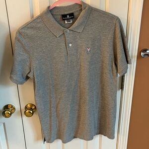 Psycho Bunny, Men’s Polo, Gray, Large-6